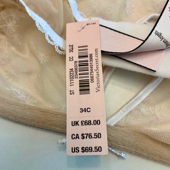 Victoria’s Secret high neck keyhole Lace Bra - Picture 7 of 7